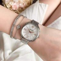 原单品质施华洛世奇-Swarovskicrystalline水晶时尚手表 金壳+20