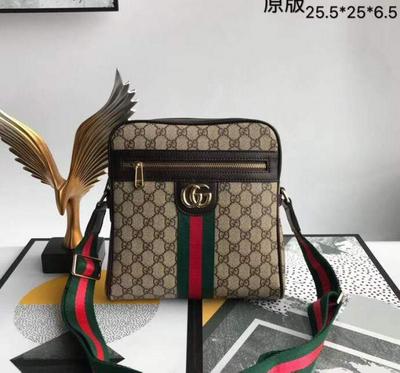 新款2019 Gucci 古奇 专柜同步男士单肩包斜挎包批发