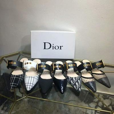 Dior迪奥  官网同步更新 小尖头平底系列批发
