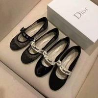 D家Dior 迪奥平跟鞋系列 布面 网纱 DJ布，皮面+20