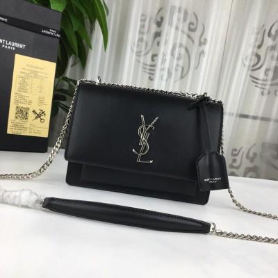 SaintLaurent YSL 圣罗兰王子文同款链条风琴包批发