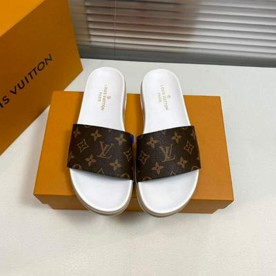 LV Louis Vuitton 路易威登 专柜新款男士休闲拖鞋系列批发