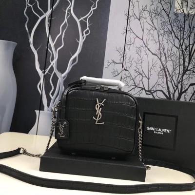 新品 圣罗兰YSL-LOU鳄鱼纹理压花苹果包批发