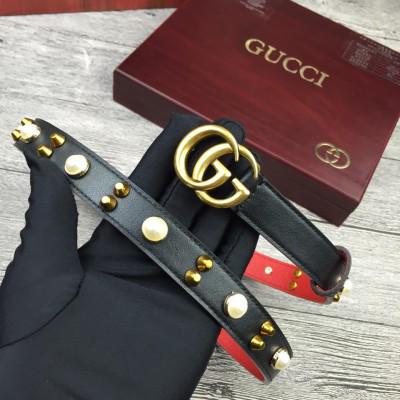 Gucci 古奇 女神腰带赠送木盒包装双面头层牛皮专柜同批发