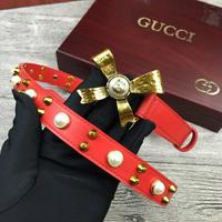 Gucci 古奇 女神腰带赠送木盒包装 双面头层牛皮专柜同