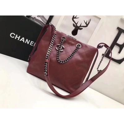 Chanel最新正品开发胎牛皮购物袋批发