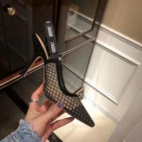 Dior2018ss猫跟鞋系列凉鞋 9.5cm跟高