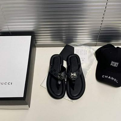 新款上线GUCCI 古驰 高端精品男士拖鞋批发