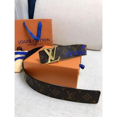 LV Louis Vuitton 路易威登 原单品质LU男士双面使用腰带批发
