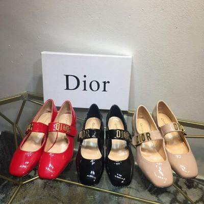 迪奥Dior 早春新款官网同步更新小圆头平底批发