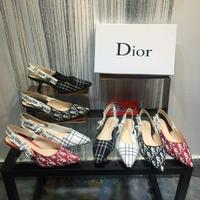 迪奥Dior 早春新款官网同步更新小跟➕平底