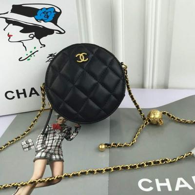 Chanel 香奈儿 小香金球包2020流行包包金珠包迷你真皮小包批发