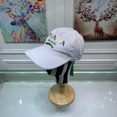 Prada(普拉达)新款帽子原单棒球帽印字l批发