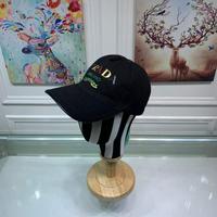 Prada(普拉达)新款帽子原单棒球帽印字l
