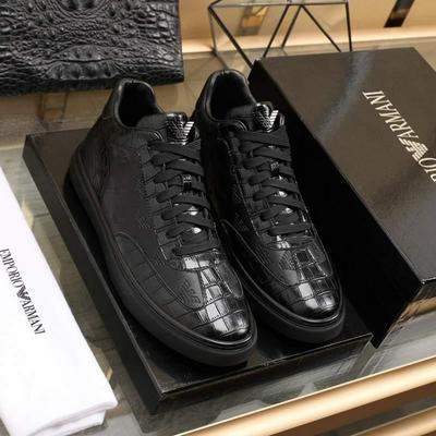 Armani 阿玛尼 新款男士时尚休闲高帮鞋原单品质批发