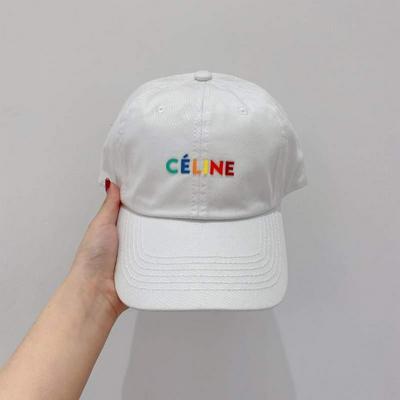 CELINE思琳2021新款帽子彩虹logo纯批发
