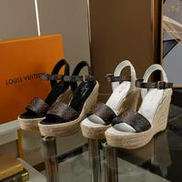 LV Louis Vuitton 路易威登 楔形凉鞋