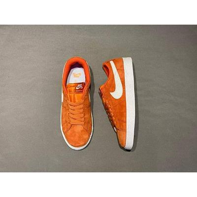 Nike 耐克 NIKEBLAZERLOW橘色 低帮板鞋批发