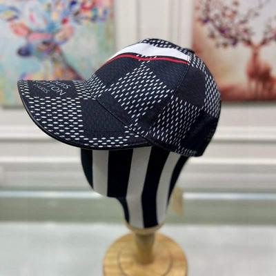 LV Louis Vuitton 路易威登 新款原单棒球帽大V丝印专柜批发