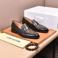 LV Louis Vuitton 路易威登 水染牛皮高品质LV路易威登商务皮鞋
