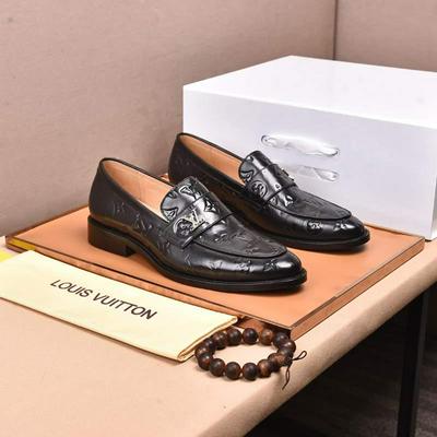 LV Louis Vuitton 路易威登 水染牛皮高品质LV路易威登商务皮鞋批发