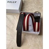 BALLY 巴利 原单品质 男士腰带条纹布➕原厂