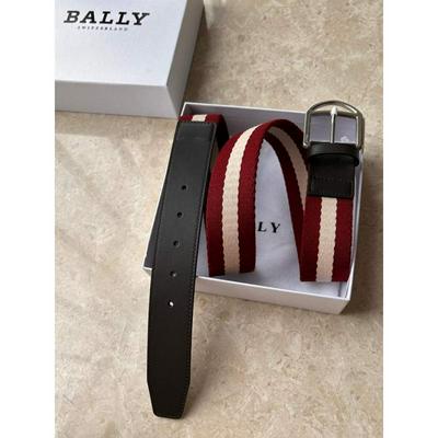 BALLY 巴利 原单品质 男士腰带条纹布➕原厂批发
