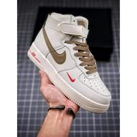 AirForce1LowHIYohood经典高帮奶白浅褐勾