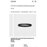 Celine 赛琳 原单品质 男女通用款腰带适合低腰