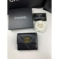 Chanel 香奈儿  新款CHANEL大格子短三折钱包