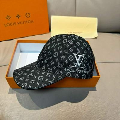 LV Louis Vuitton 路易威登 新款原单棒球帽 老花刺绣批发