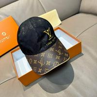 LV Louis Vuitton 路易威登 新款原单棒球帽 老花拼接
