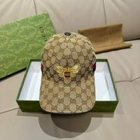 GUCCI 古驰 新款原单棒球帽  小蜜蜂刺绣