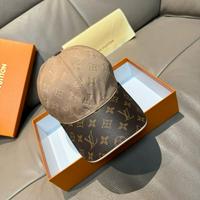 LV Louis Vuitton 路易威登 新款原单棒球帽 老花拼接