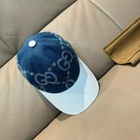 GUCCI 古驰 新款原单棒球帽 大双G拼皮