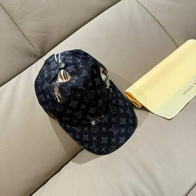 LV Louis Vuitton 路易威登 新款原单棒球帽 动物丝印批发