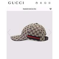 万年经典款 GUCCI 古驰经典原单棒球帽