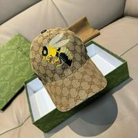 GUCCI 古驰 新款原单棒球帽 大蜜蜂刺绣