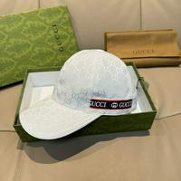 GUCCI 古驰 新款原单棒球帽  ogo织带