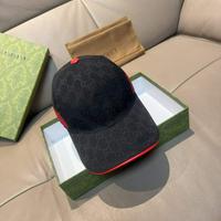 GUCCI 古驰 最新原单棒球帽 宽版双G织带