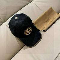 GUCCI 古驰 新款原单棒球帽 金属双G