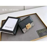 GUCCI 古驰 顶级原版锁扣皮夹padlock系列