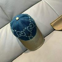 GUCCI 古驰 新款原单棒球帽 大双G拼皮