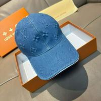 LV Louis Vuitton 路易威登 新款原单棒球帽 大logo压花