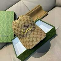 GUCCI 古驰 新款原单棒球帽 艺术字刺绣