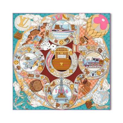LV Louis Vuitton 路易威登 新款方巾 LVJourney方巾批发