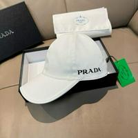Prada 普拉达 新款原单棒球帽 刺绣logo