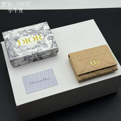 Dior 迪奥 顶级质量杏色2024春夏女包卡包批发