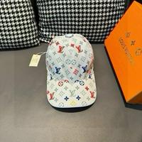 LV Louis Vuitton 路易威登 新款原单棒球帽 七彩印花