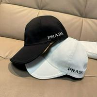 Prada 普拉达 新款原单棒球帽 刺绣logo